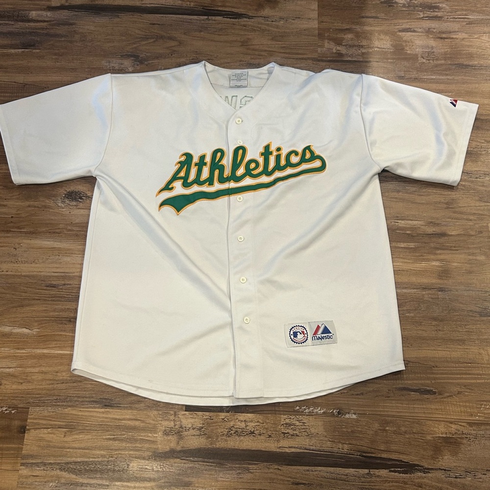 Vintage Majestic Oakland Athletics Mark McGwire Jersey XXL